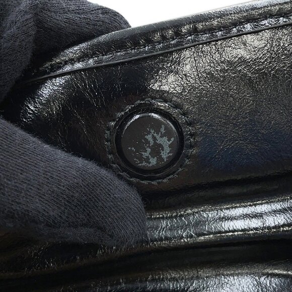 PRADA Shoulder Bag Size Medium Leather Black 1BD376 - Picture 3 of 13